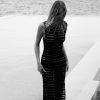 Backless Hollow Knit Split Maxi Dresses Backless Hollow Knit Split Maxi Dresses