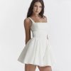 Backless Large Bow Mini Dress Backless Large Bow Mini Dress