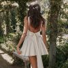 Backless Large Bow Mini Dress Backless Large Bow Mini Dress
