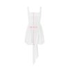 Backless Large Bow Mini Dress Backless Large Bow Mini Dress
