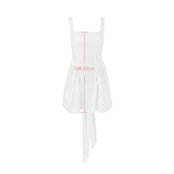 Backless Large Bow Mini Dress Backless Large Bow Mini Dress