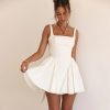 Backless Large Bow Mini Dress Backless Large Bow Mini Dress