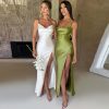 Backless Sleeveless Slim Long Dresses Backless Sleeveless Slim Long Dresses