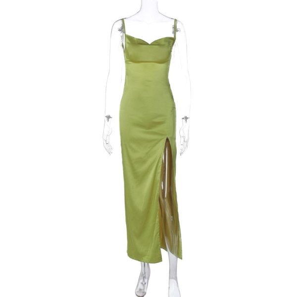 Backless Sleeveless Slim Long Dresses Backless Sleeveless Slim Long Dresses