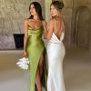 Backless Sleeveless Slim Long Dresses Backless Sleeveless Slim Long Dresses