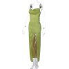 Backless Sleeveless Slim Long Dresses Backless Sleeveless Slim Long Dresses