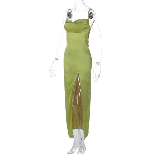 Backless Sleeveless Slim Long Dresses Backless Sleeveless Slim Long Dresses