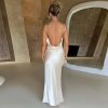 Backless Sleeveless Slim Long Dresses Backless Sleeveless Slim Long Dresses