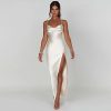 Backless Sleeveless Slim Long Dresses Backless Sleeveless Slim Long Dresses