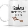 Badass Homeowner Coffee Mug Funny Housewarming Gift for New Home Owner Badass Homeowner Coffee Mug Funny Housewarming Gift for New Home Owner