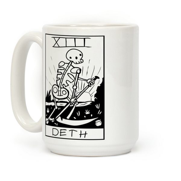 Badly Drawn Tarots: Death Coffee Mug Badly Drawn Tarots: Death Coffee Mug