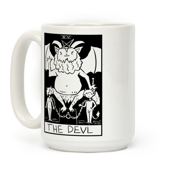 Badly Drawn Tarots: The Devil Coffee Mug Badly Drawn Tarots: The Devil Coffee Mug