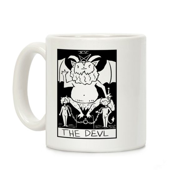 Badly Drawn Tarots: The Devil Coffee Mug Badly Drawn Tarots: The Devil Coffee Mug