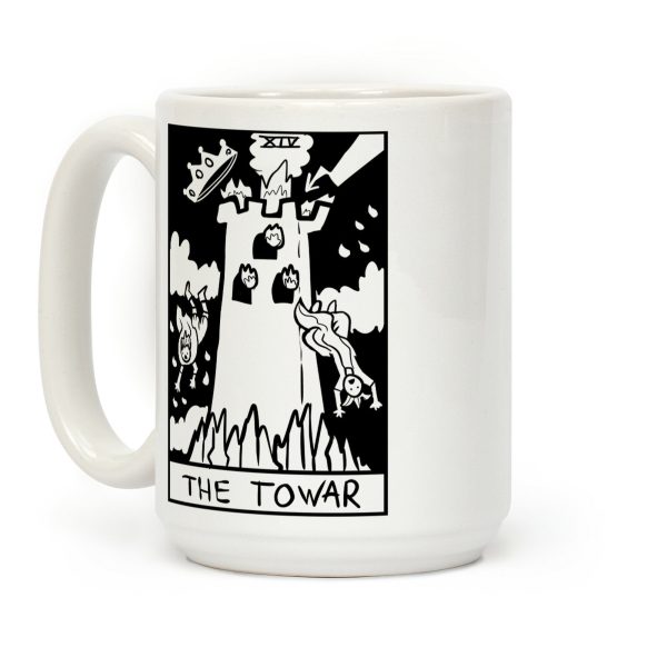 Badly Drawn Tarots: The Tower Coffee Mug