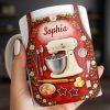 Bake The World A Better Place Kitchen Delights - Personalized Custom Coffee Mug - HOB027_MG