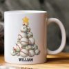 Ball Sport Lover Christmas Tree - Personalized Mug Ball Sport Lover Christmas Tree - Personalized Mug