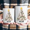 Ball Sport Lover Christmas Tree - Personalized Mug Ball Sport Lover Christmas Tree - Personalized Mug