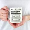Ballet Mom Nutritional Facts Coffee Mug Gift for Dance Mom from Daughter Son Birthday Mother's Day Gift Ballet Mom Nutritional Facts Coffee Mug Gift for Dance Mom from Daughter Son Birthday Mother's Day Gift