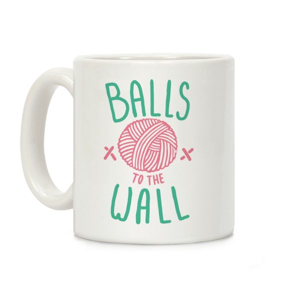 Balls to the Wall (Yarn) Coffee Mug Balls to the Wall (Yarn) Coffee Mug