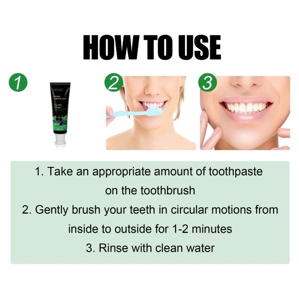 Bamboo Charcoal Teeth Whitening Toothpaste Bamboo Charcoal Teeth Whitening Toothpaste