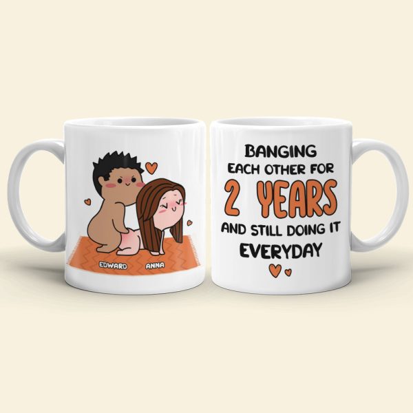 Banging Each Other For Years And Still Doing It Everyday - Personalized Couple Coffee Mug - Gift For Couple