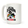Baphomet I Put The Demon In Pride Month Coffee Mug Baphomet I Put The Demon In Pride Month Coffee Mug