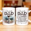 Baseball Dad, Heart Full Message - Personalized Custom Coffee Mug - DAD135_MG Baseball Dad, Heart Full Message - Personalized Custom Coffee Mug - DAD135_MG
