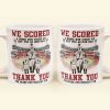 Baseball Dad We Scored A Home Run When We Got You - Personalized Mug Baseball Dad We Scored A Home Run When We Got You - Personalized Mug