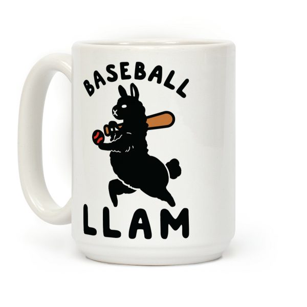 Baseball Llam Coffee Mug Baseball Llam Coffee Mug