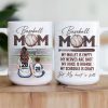 Baseball Mom But My Heart Is Full - Personalized Mug Baseball Mom But My Heart Is Full - Personalized Mug