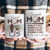Baseball Mom But My Heart Is Full - Personalized Mug Baseball Mom But My Heart Is Full - Personalized Mug