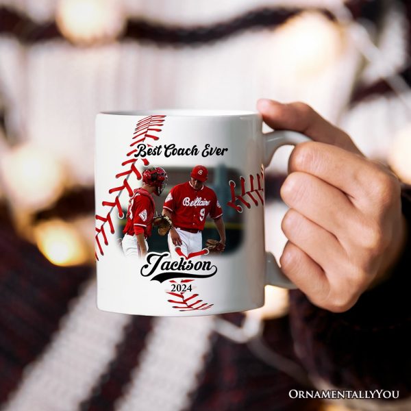 Baseball Personalized Picture Mug Gift, Photo Upload Team, Player and Coaches Gift Baseball Personalized Picture Mug Gift, Photo Upload Team, Player and Coaches Gift