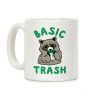 Basic Trash Coffee Raccoon Coffee Mug Basic Trash Coffee Raccoon Coffee Mug