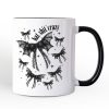 Bat Shit Crazy Coquette Bats Personalized Mug, Funny Halloween Gift with Custom Name Bat Shit Crazy Coquette Bats Personalized Mug, Funny Halloween Gift with Custom Name