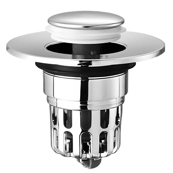 Bathroom Sink Plug Pop-Up Drain Filter Bathroom Sink Plug Pop-Up Drain Filter