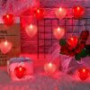 Battery Operated Heart String Lights for Valentine’s Day