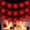 Battery Operated Heart String Lights for Valentine’s Day