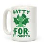 Batty for St. Paddy's Coffee Mug Batty for St. Paddy's Coffee Mug
