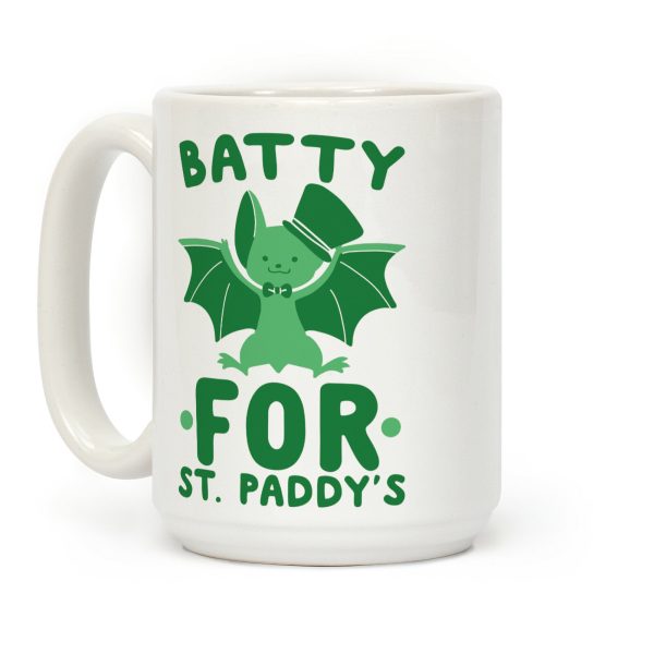 Batty for St. Paddy's Coffee Mug Batty for St. Paddy's Coffee Mug