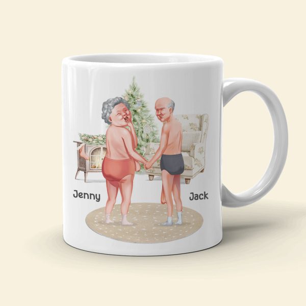 Be Naughty! Save Santa The Trip! Personalized Coffee Mug- Gift For Him/ Gift For Her- Naughty Old Couple Coffee Mug Be Naughty! Save Santa The Trip! Personalized Coffee Mug- Gift For Him/ Gift For Her- Naughty Old Couple Coffee Mug
