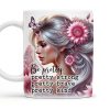 Be Pretty, Strong, Brave, Kind Mug With Flowers And Butterfly - Personalized Custom Coffee Mug - GDT206_MG Be Pretty, Strong, Brave, Kind Mug With Flowers And Butterfly - Personalized Custom Coffee Mug - GDT206_MG