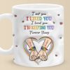 Be The Rainbow In Someone Else's Cloud - Couple Personalized Custom 3D Inflated Effect Printed Mug - Gift For Husband Wife, Anniversary, LGBTQ+ Be The Rainbow In Someone Else's Cloud - Couple Personalized Custom 3D Inflated Effect Printed Mug - Gift For Husband Wife, Anniversary, LGBTQ+
