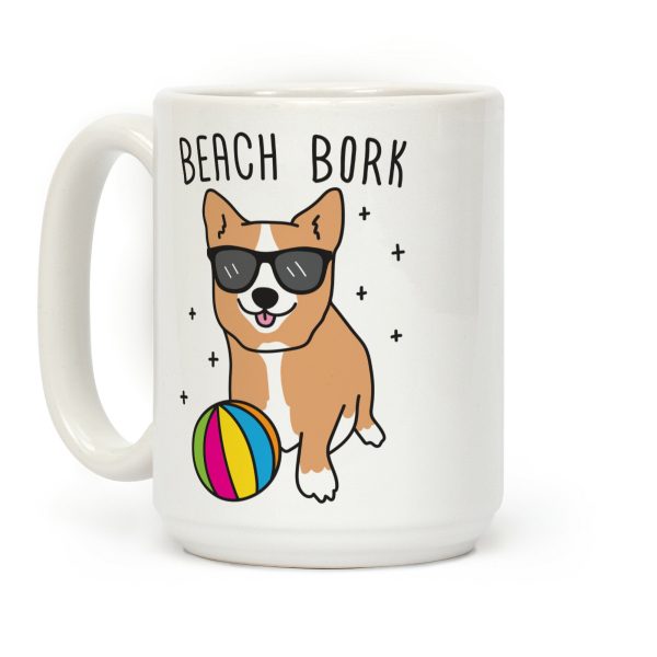 Beach Bork Corgi Coffee Mug Beach Bork Corgi Coffee Mug