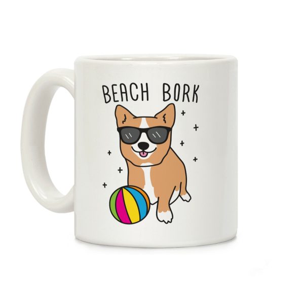 Beach Bork Corgi Coffee Mug Beach Bork Corgi Coffee Mug