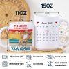 Beach Father Grandpa Calendar The Legend Has Retired - Gift For Father - Personalized White Edge-to-Edge Mug Beach Father Grandpa Calendar The Legend Has Retired - Gift For Father - Personalized White Edge-to-Edge Mug