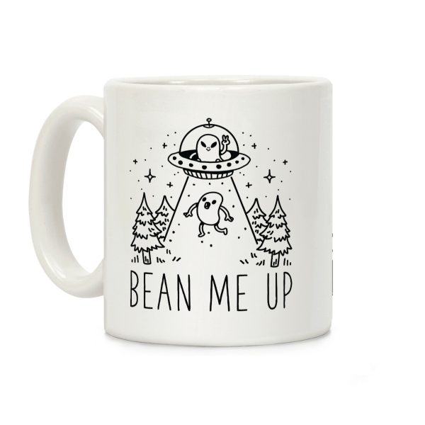 Bean Me Up Alien Coffee Mug Bean Me Up Alien Coffee Mug