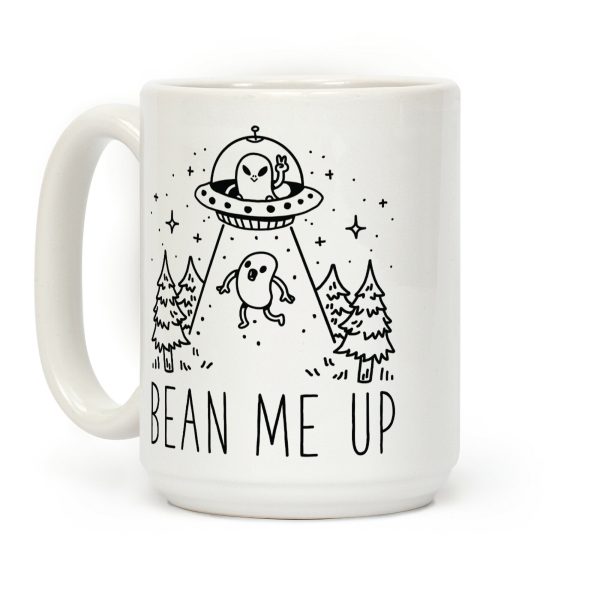 Bean Me Up Alien Coffee Mug Bean Me Up Alien Coffee Mug