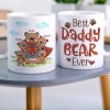 Bear Dad DR-WHM-03NAQN250423HA Personalized Coffee Mug Bear Dad DR-WHM-03NAQN250423HA Personalized Coffee Mug