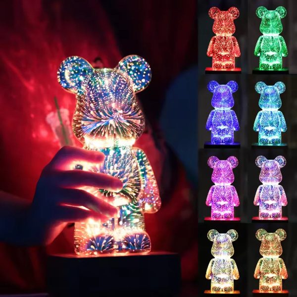 Bear Fireworks Light