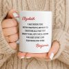 Beautiful Words To Describe You, Searching for Them Forever - Personalized Custom Coffee Mug - CPL1327_MG